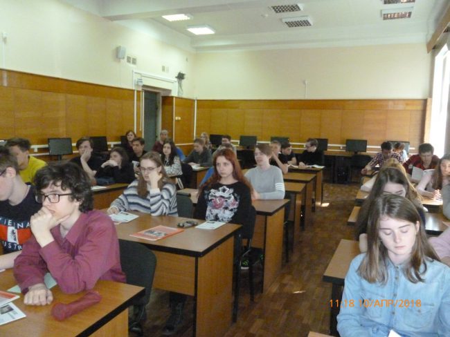 10.04.2018 года с обзорной экскурсией НГТУ посетили учащиеся шк. №19 г. Заволжья