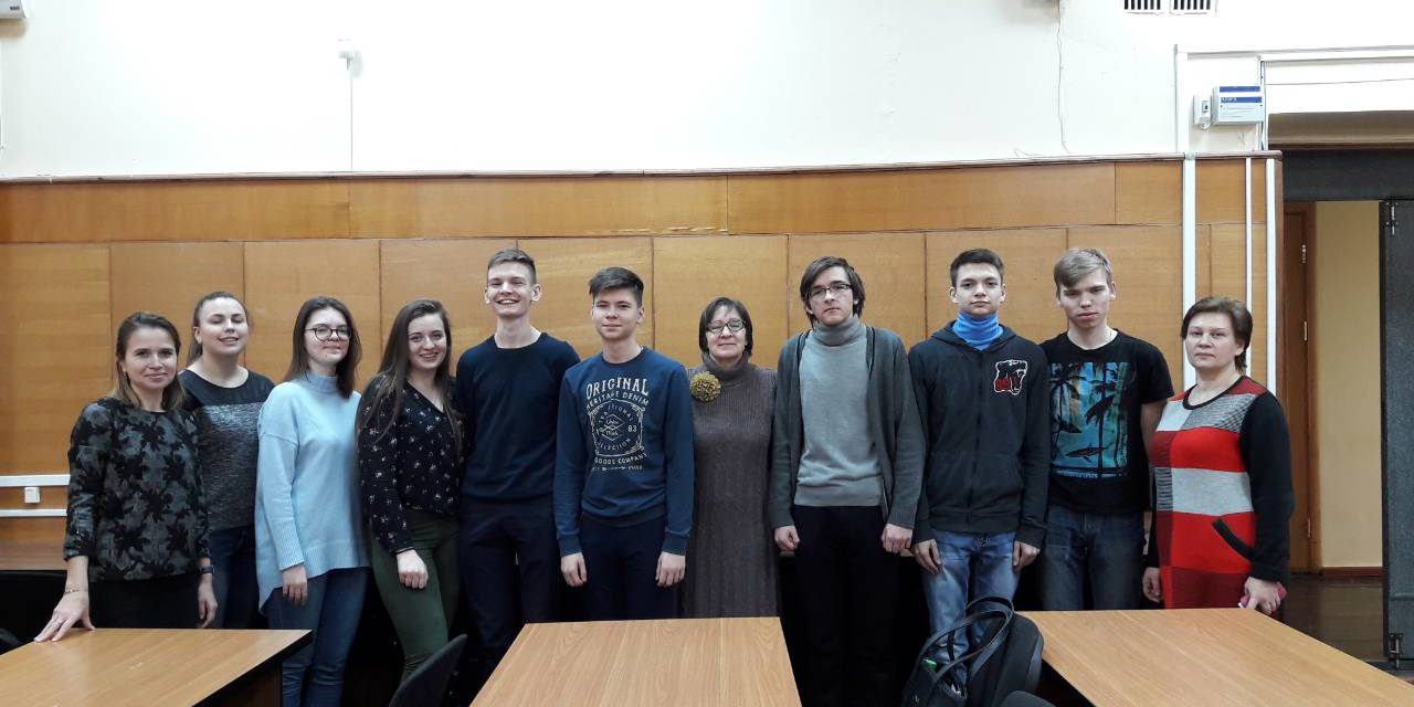 Учащиеся школы № 14 г. Сарова в НГТУ на профориентационном мероприятии